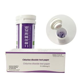 Rapid Waste Water Detection Concentration Chlorine Dioxide Test Paper 50 Piecesbottle