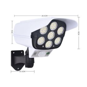 Solar Simulation Monitor Lamp Outdoor Courtyard Led Waterproof Induction Road Home Wall Road