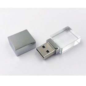 DIY Luminous Creative Crystal U Disk Mini Car