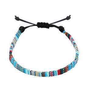 Hand Woven Rainbow Color Anklet Bohemian Style